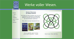 Desktop Screenshot of edition-essentia.de
