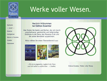 Tablet Screenshot of edition-essentia.de